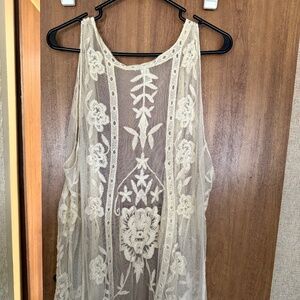 Lace duster